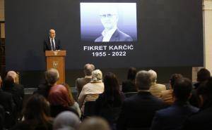 Foto: Dž.K./Radiosarajevo / Održana komemoracija prof.dr. Fikretu Karčiću
